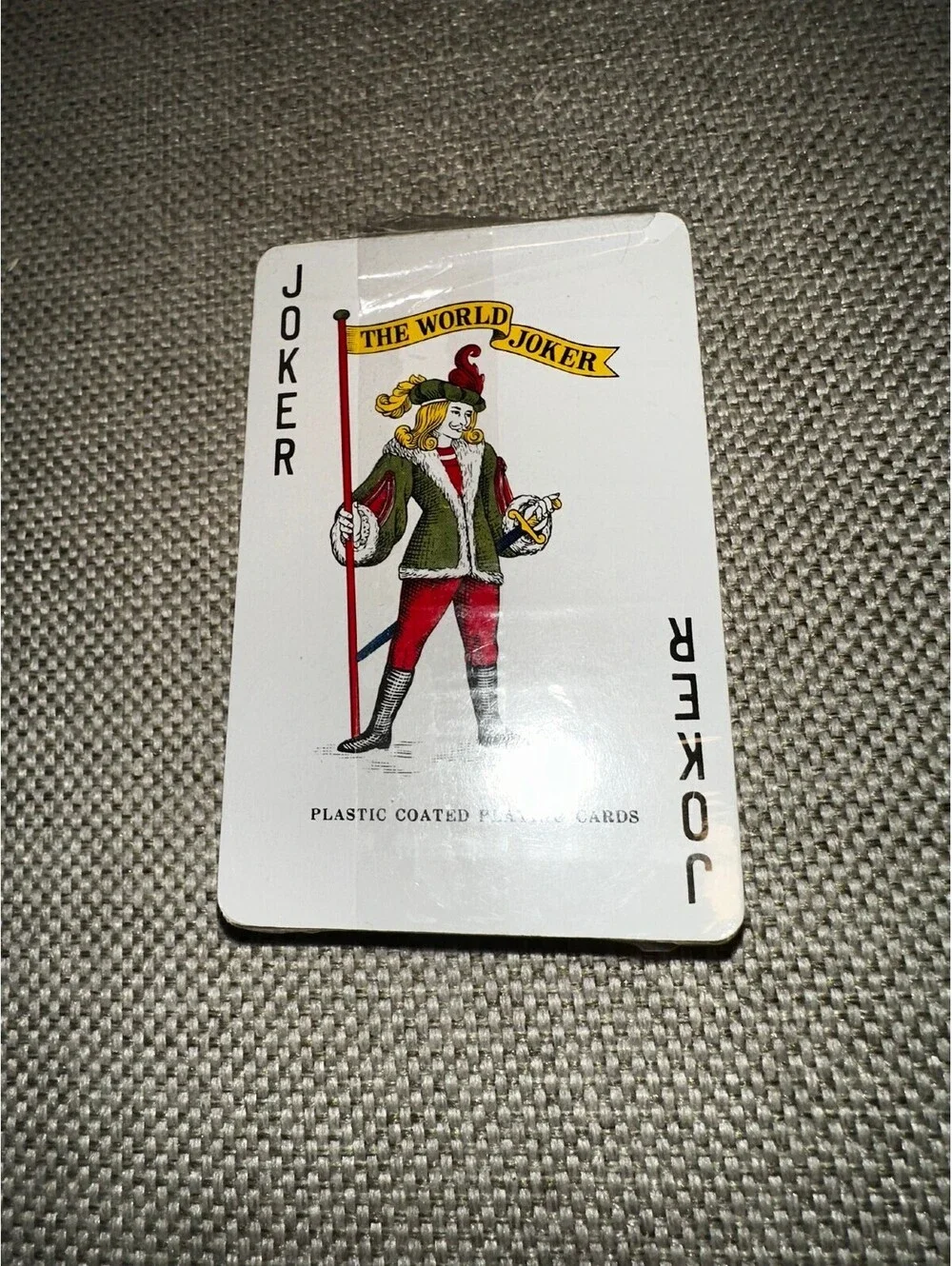 John Wayne Themed Plastic Coated Playing Cards - Sealed Deck